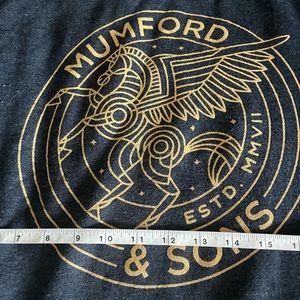 Mumford and Sons Concert Sweatshirt. EUC XL